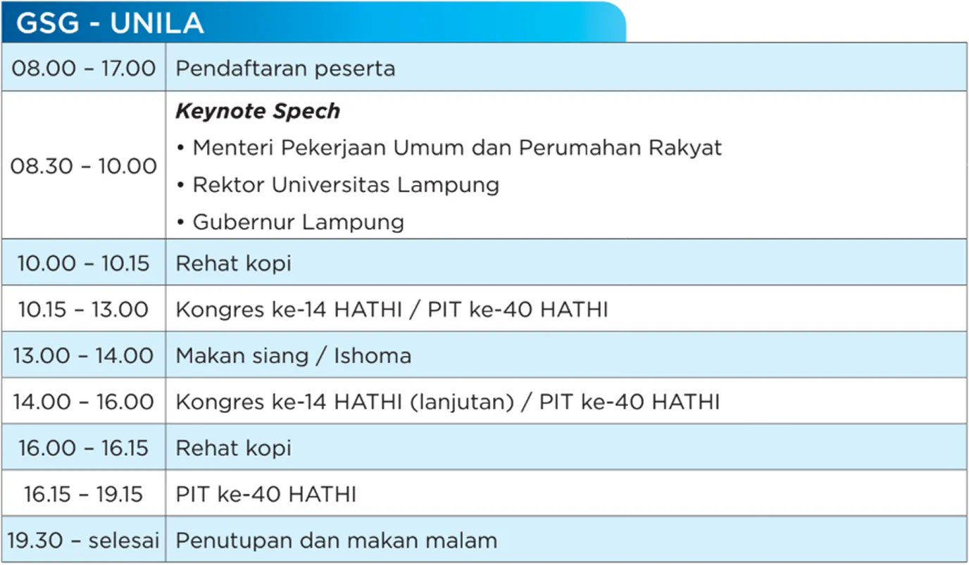 Jadwal Kegiatan